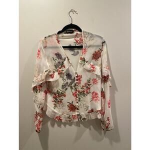Nicholas floral silk blouse